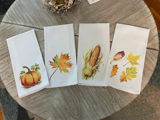 Fall inspired Kitchen Tea Towel