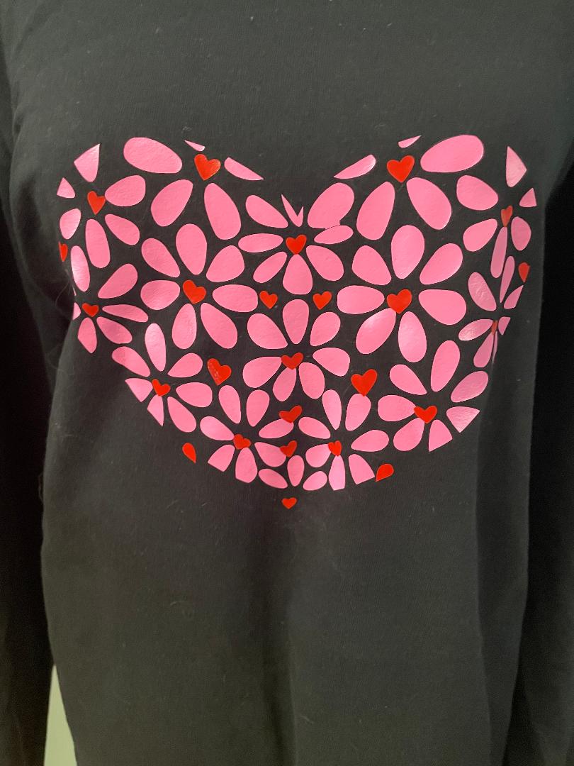 Long Sleeve T-shirt Hearts & Flowers