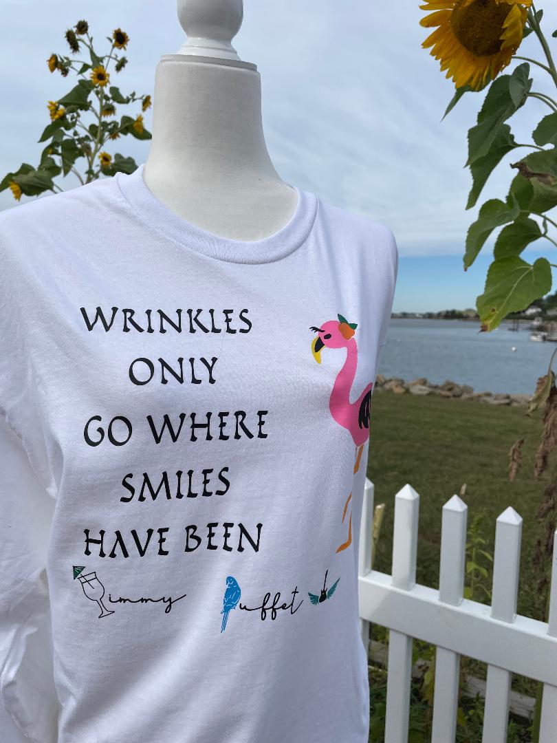 Long Sleeve T-Shirt Wrinkles only Smiles