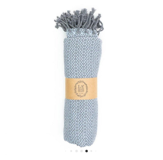 Cairo Peshtemal Blue Beach Towel