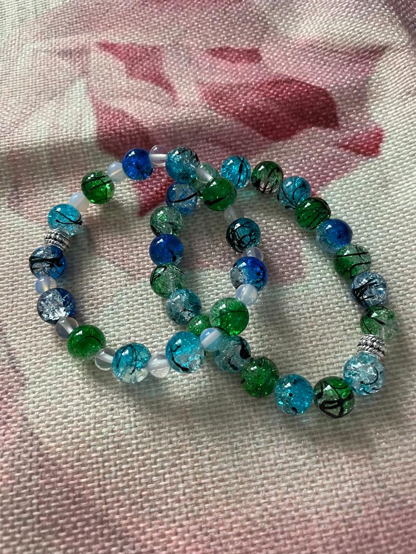 Blue Green Mix Bracelet